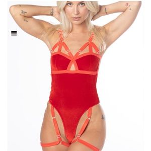 Solstice Intimates Atomic Harness Thong Bodysuit